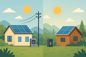 Energia Solar On-Grid vs Off-Grid: Diferenças, Vantagens e Como Escolher