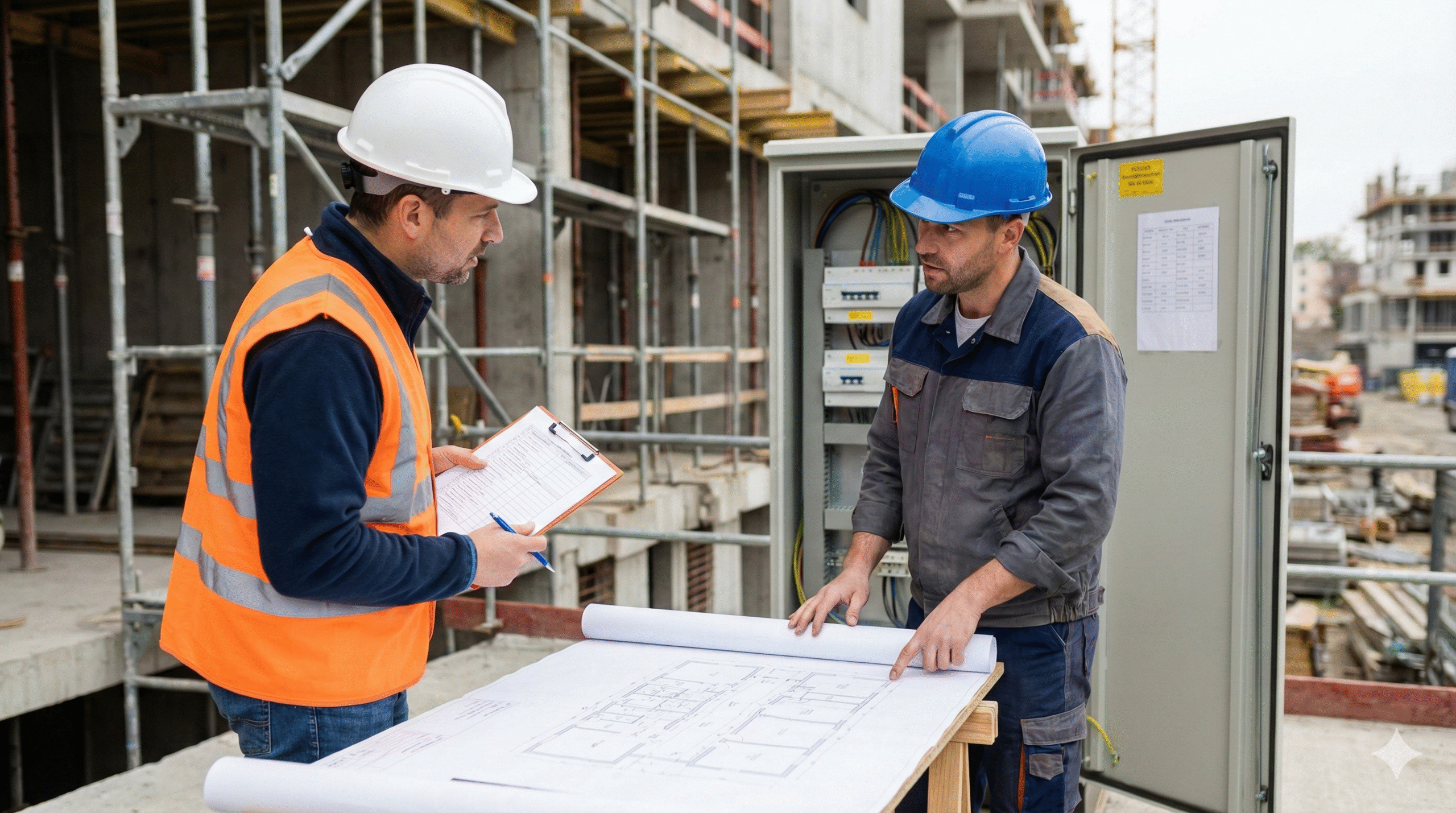 Segurança elétrica no canteiro de obras