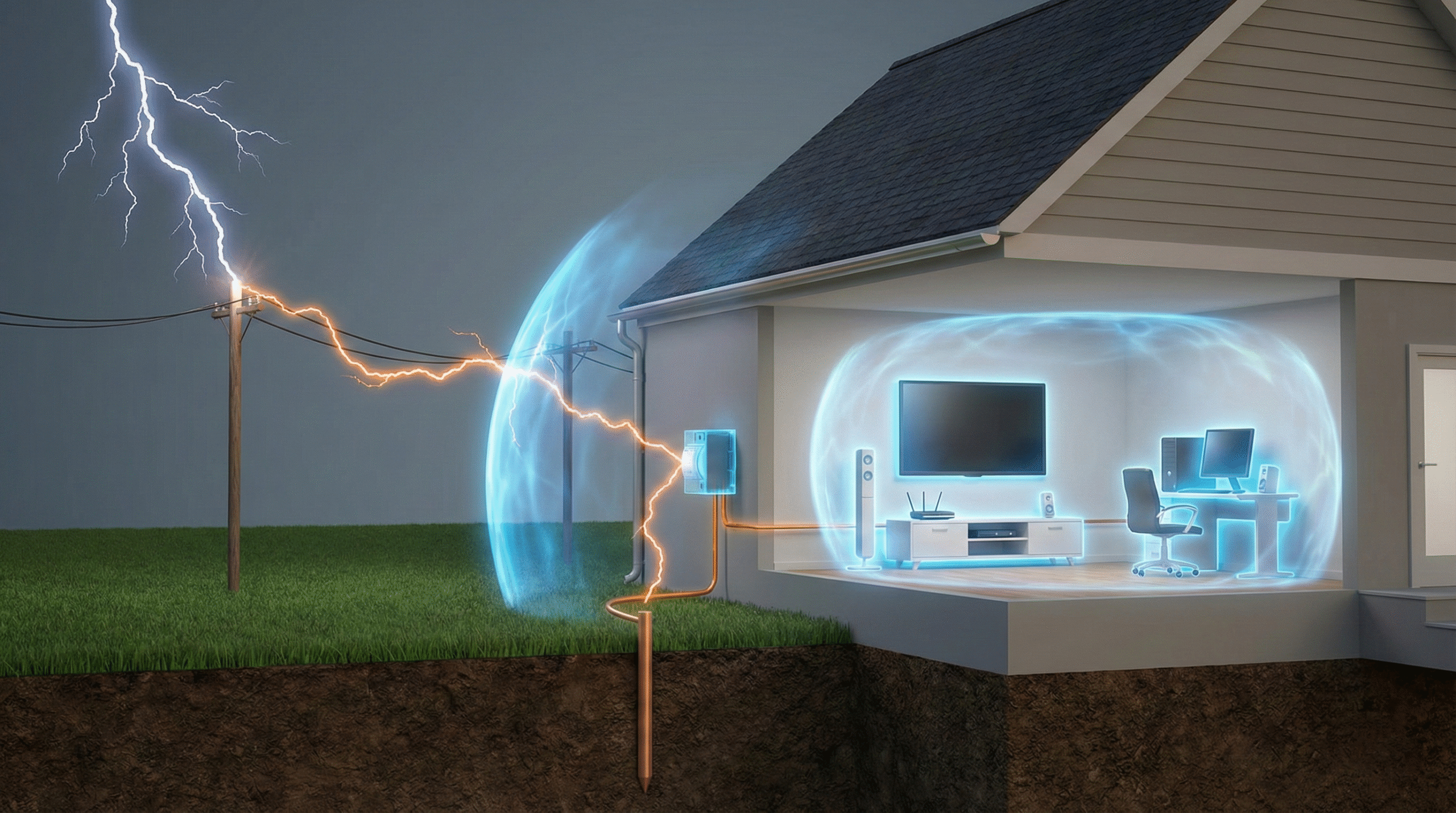 Proteção de Equipamentos Eletrônicos: Como DPS e Aterramento Evitam Prejuízos