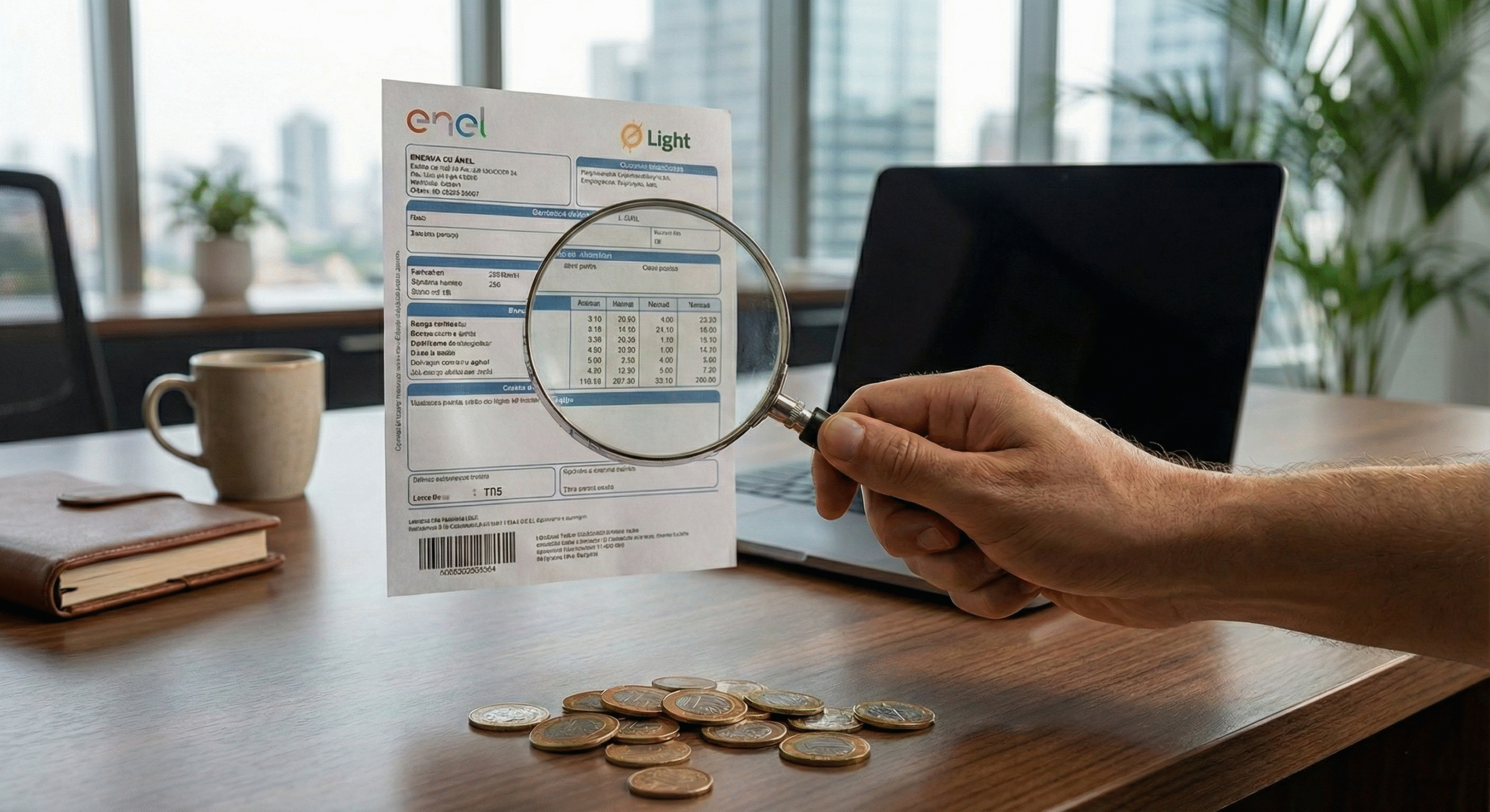 Análise de fatura de energia